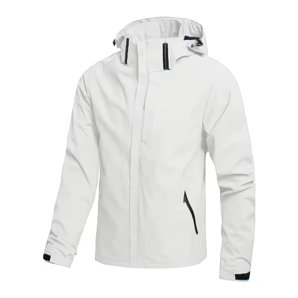 Waterproof Rain Jacket Lightweight Outer Hooded Outdoor Raincoat Hiking Windproof Jacket Climbing Outdoor Jackets