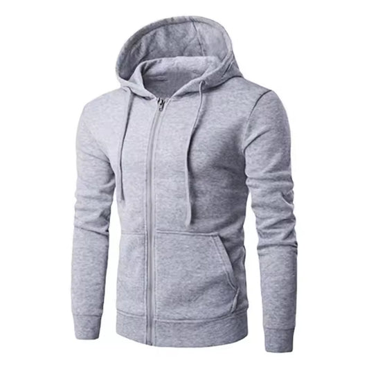 Men Sweatshirts Long Sleeve Jacket Hoodie Zipper Closure Jacket Male Hoodies Sweatshirt Slim Fit Male Clothing