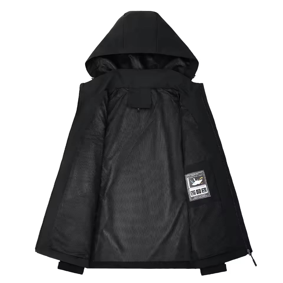 Waterproof Rain Jacket Lightweight Outer Hooded Outdoor Raincoat Hiking Windproof Jacket Climbing Outdoor Jackets