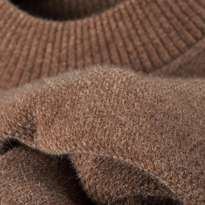 Designer Original Men's Knit Sweater Long Sleeve Crew Neck Soft Warm Anti Pilling Casual Business Autumn Winter Men's Clothing