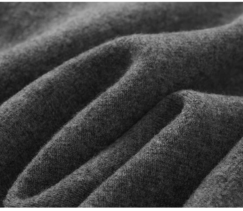 Cashmere Jacket Sweater Men's 2024 Autumn Winter 100% Merino Wool Men's Suit Collar Knit Cardigan Thickened Business Casual Coat