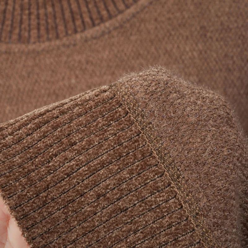 Designer Original Men's Knit Sweater Long Sleeve Crew Neck Soft Warm Anti Pilling Casual Business Autumn Winter Men's Clothing