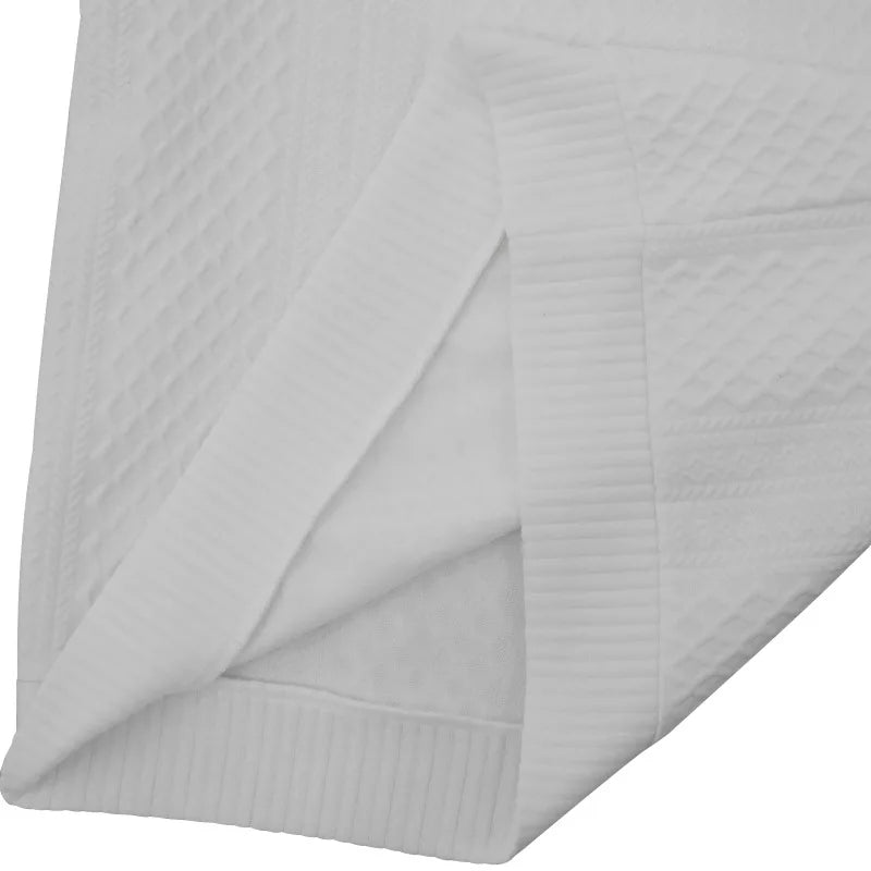 Men's European Size Jacquard Stand-Collar Long-Sleeve Hoodie - Outdoor Casual Knitwear