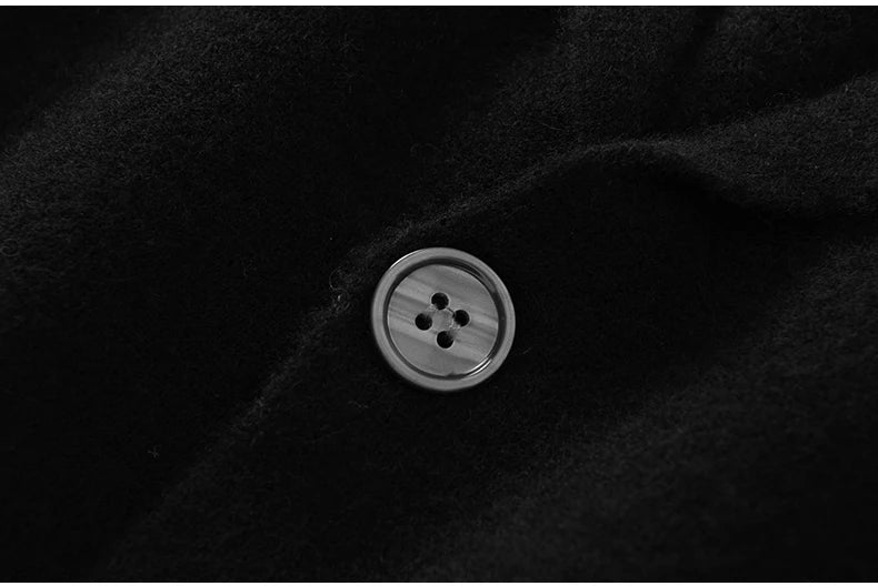 Cashmere Jacket Sweater Men's 2024 Autumn Winter 100% Merino Wool Men's Suit Collar Knit Cardigan Thickened Business Casual Coat