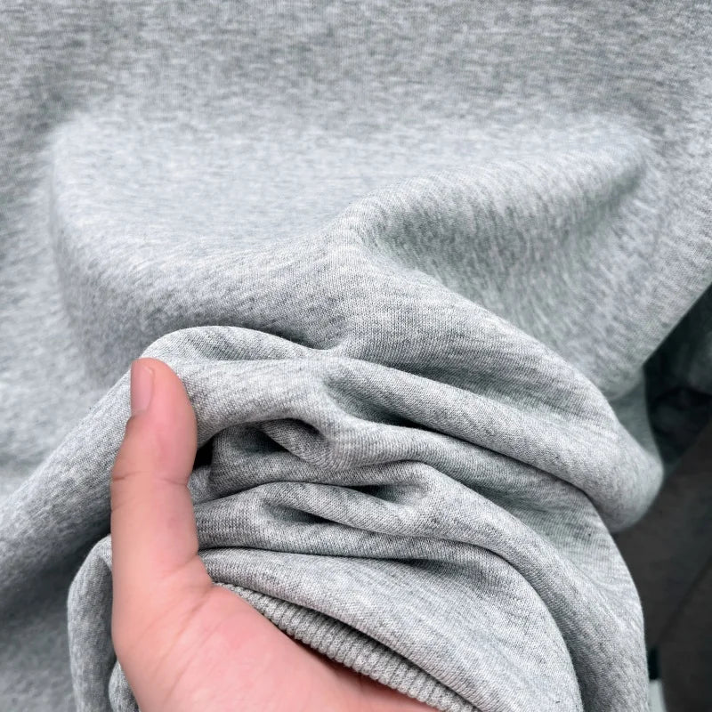 Men's Designer Original Fleece-Lined Thick Crewneck Sweatshirt Warm Soft Casual Sport Pullover Autumn Winter Daily Mens Clothing